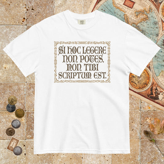 White If You Can't Read This It's Not Written For You - Premium Tee - history buff gift by HistoHead