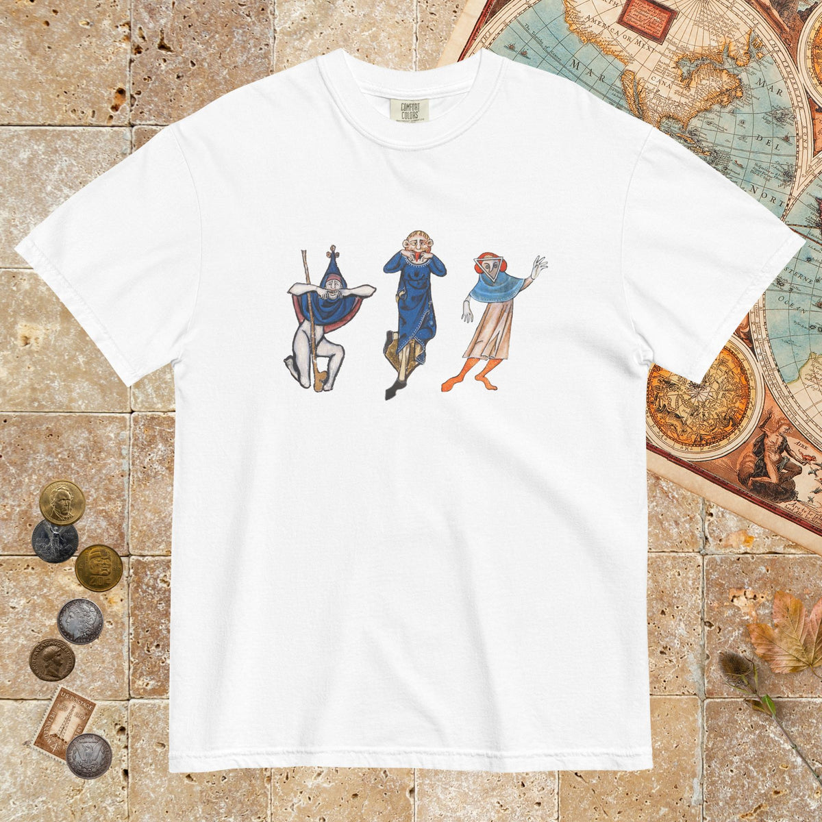 White Medieval Fun Time - Premium Tee - history buff gift by HistoHead