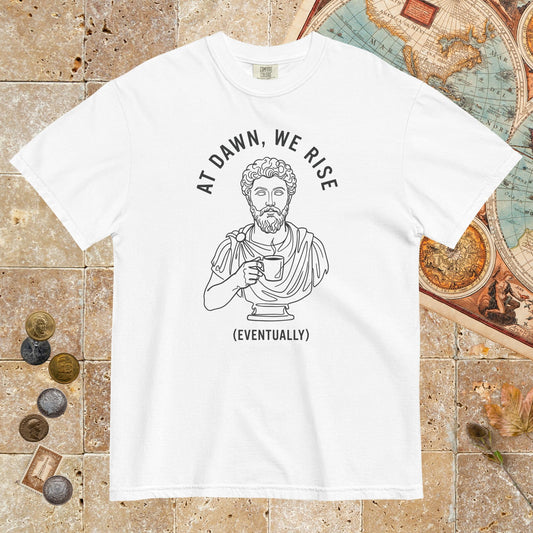 White At Dawn We Rise - Premium Tee - history buff gift by HistoHead