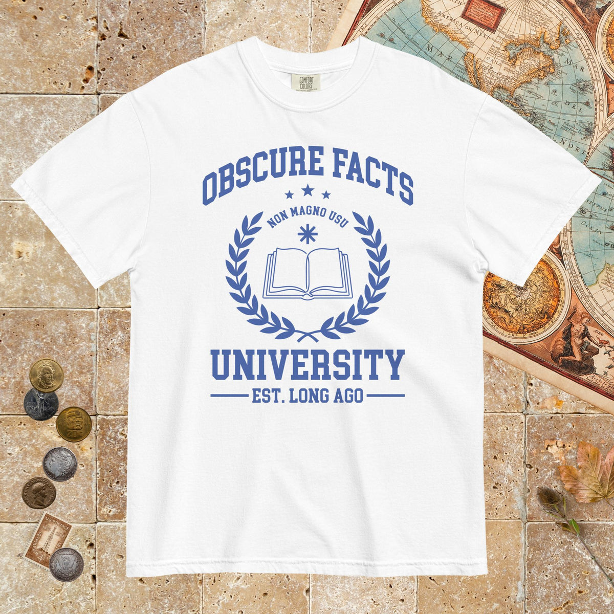 White Obscure Facts University - Premium Tee - history buff gift by HistoHead