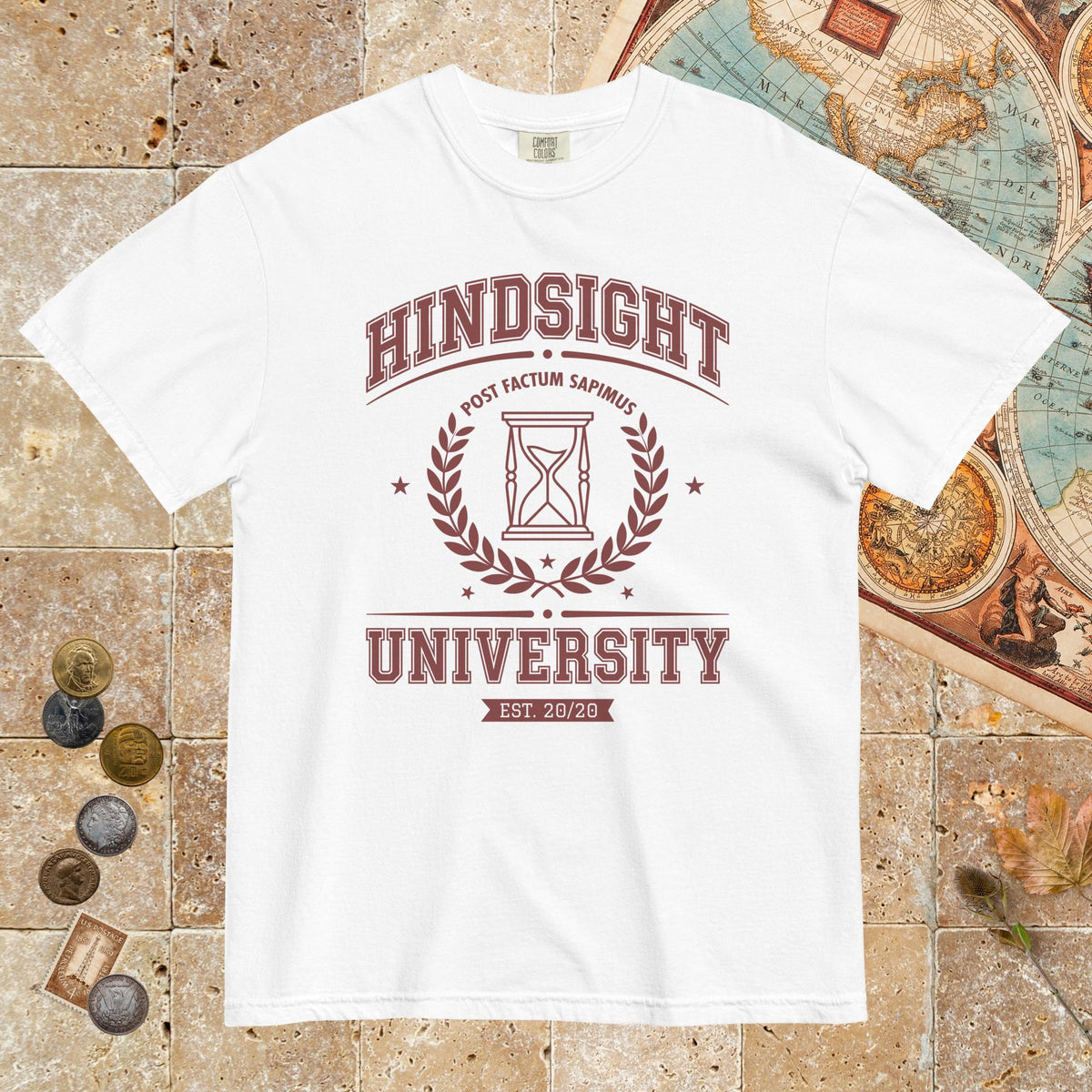 White Hindsight University - Premium Tee - history buff gift by HistoHead