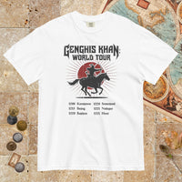 White Genghis Khan World Tour - Premium Tee - history buff gift by HistoHead