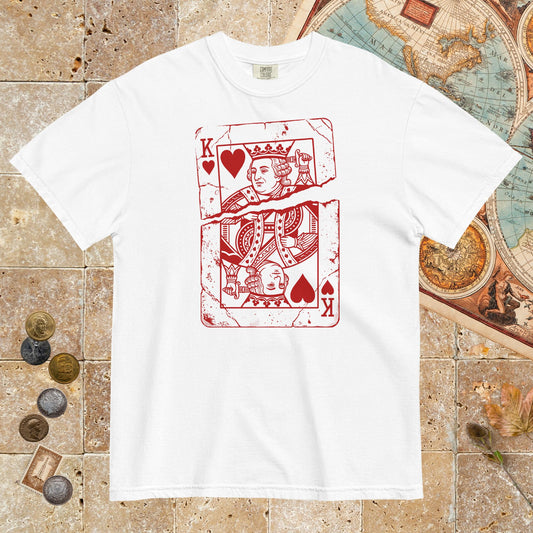 White Louis XVI Playing Card - Premium Tee - history buff gift by HistoHead