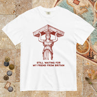 White Caryatid Waiting for Her Friend - Premium Tee - history buff gift by HistoHead