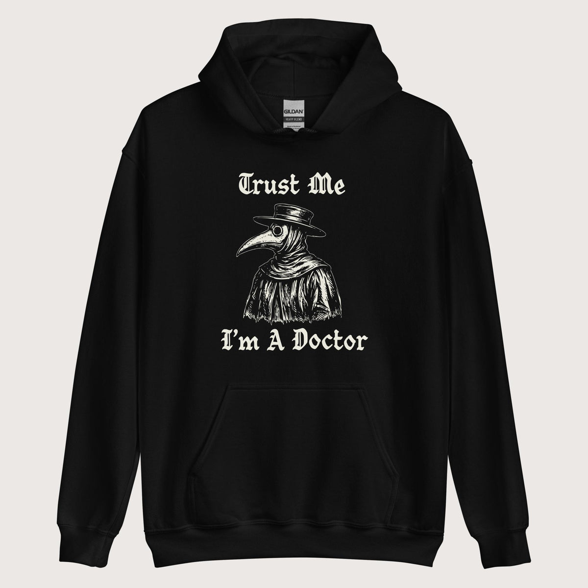 Black Trust Me I'm A Doctor Hoodie - history buff gift by HistoHead