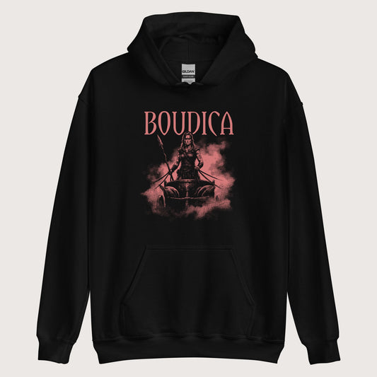 Black Boudica Warrior Queen Hoodie - history buff gift by HistoHead