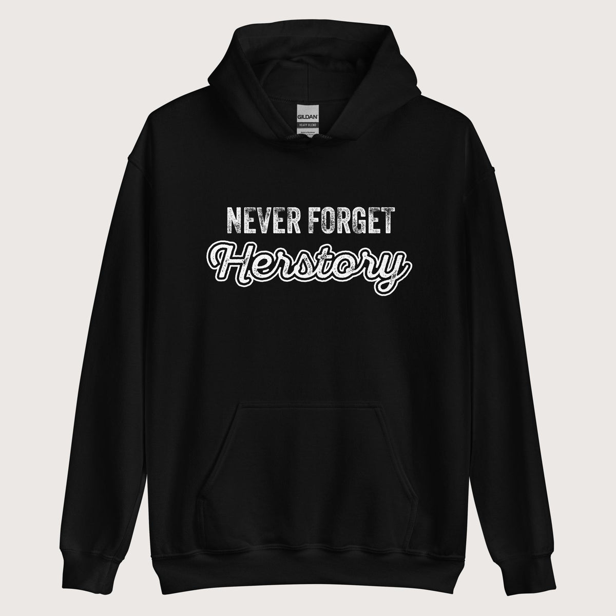 Black Herstory Hoodie - history buff gift by HistoHead