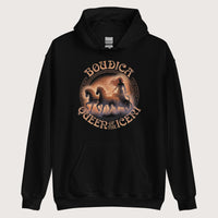 Black Boudica Queen of the Iceni Hoodie - history buff gift by HistoHead