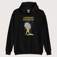 Black Carthago Delenda Est Salt Girl Hoodie - history buff gift by HistoHead