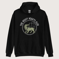 Black The Heavy Hearts Club Hoodie - history buff gift by HistoHead