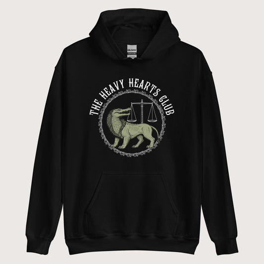 Black The Heavy Hearts Club Hoodie - history buff gift by HistoHead