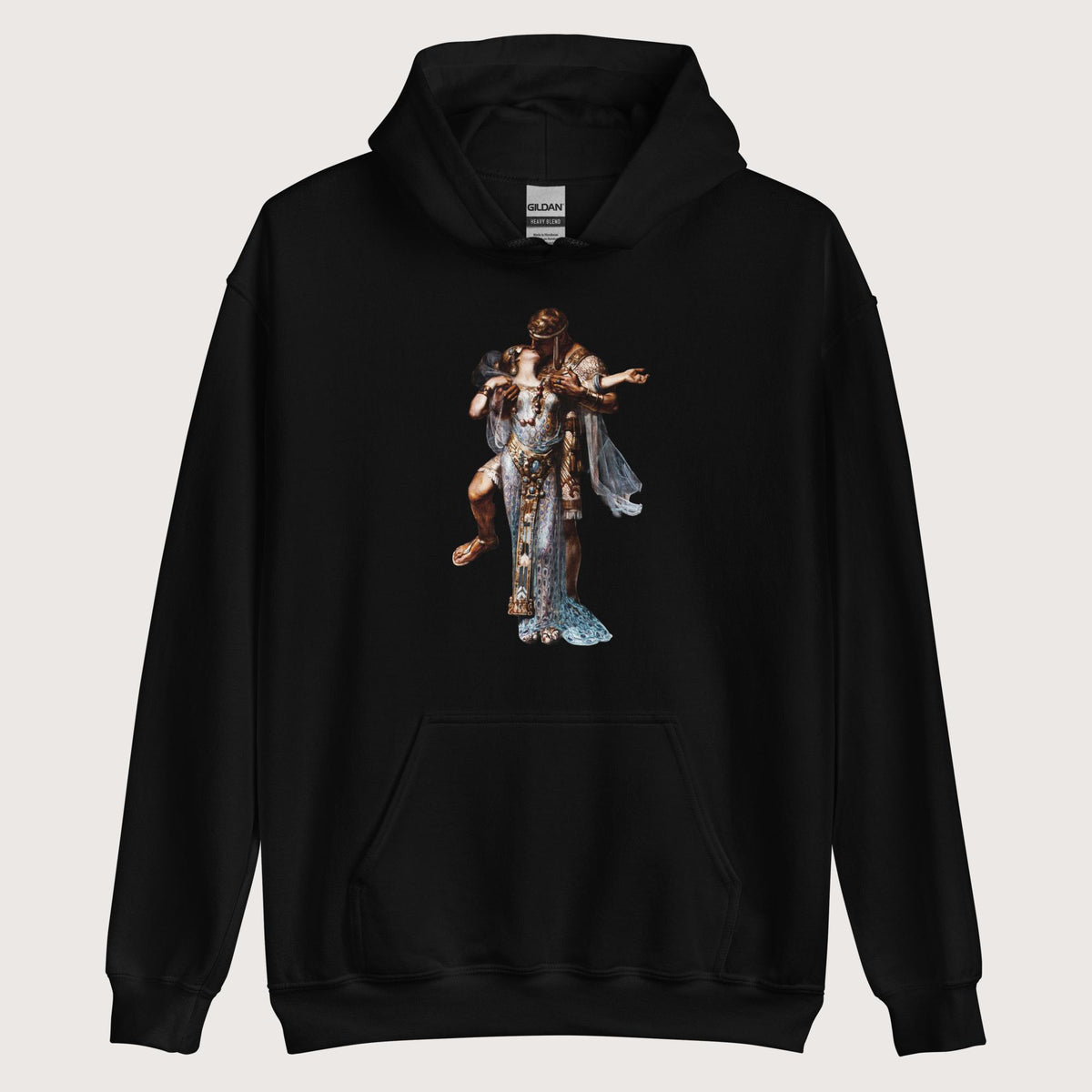 Black Cleopatra and Antony Hoodie - history buff gift by HistoHead