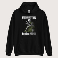 Black Study History Hoodie - history buff gift by HistoHead