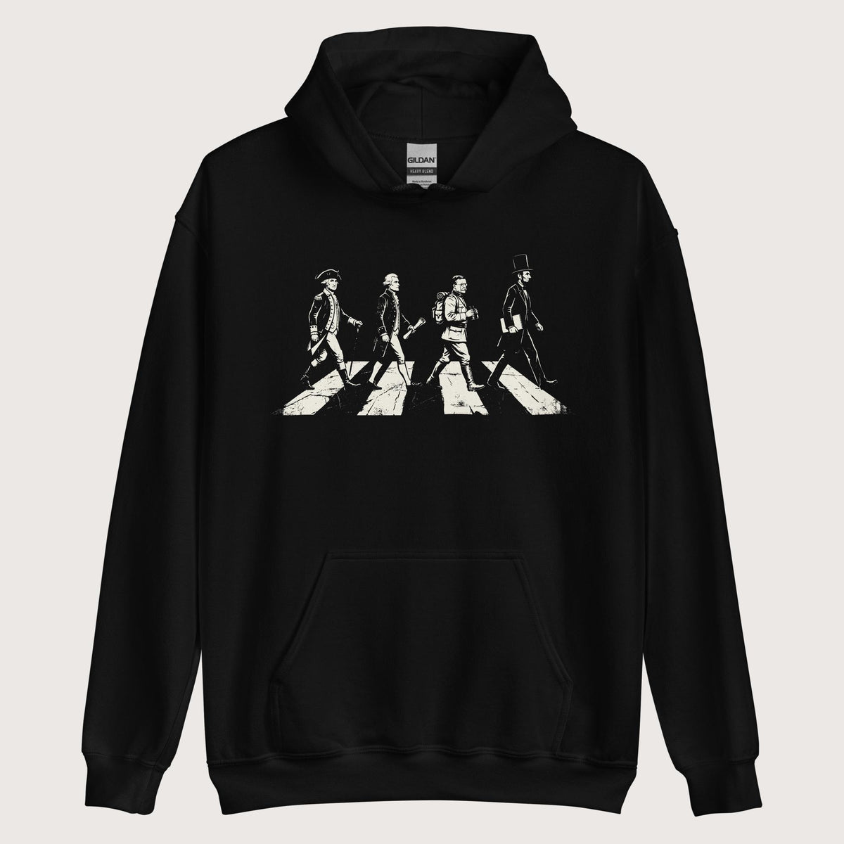 Black Rushmore Road Hoodie - history buff gift by HistoHead