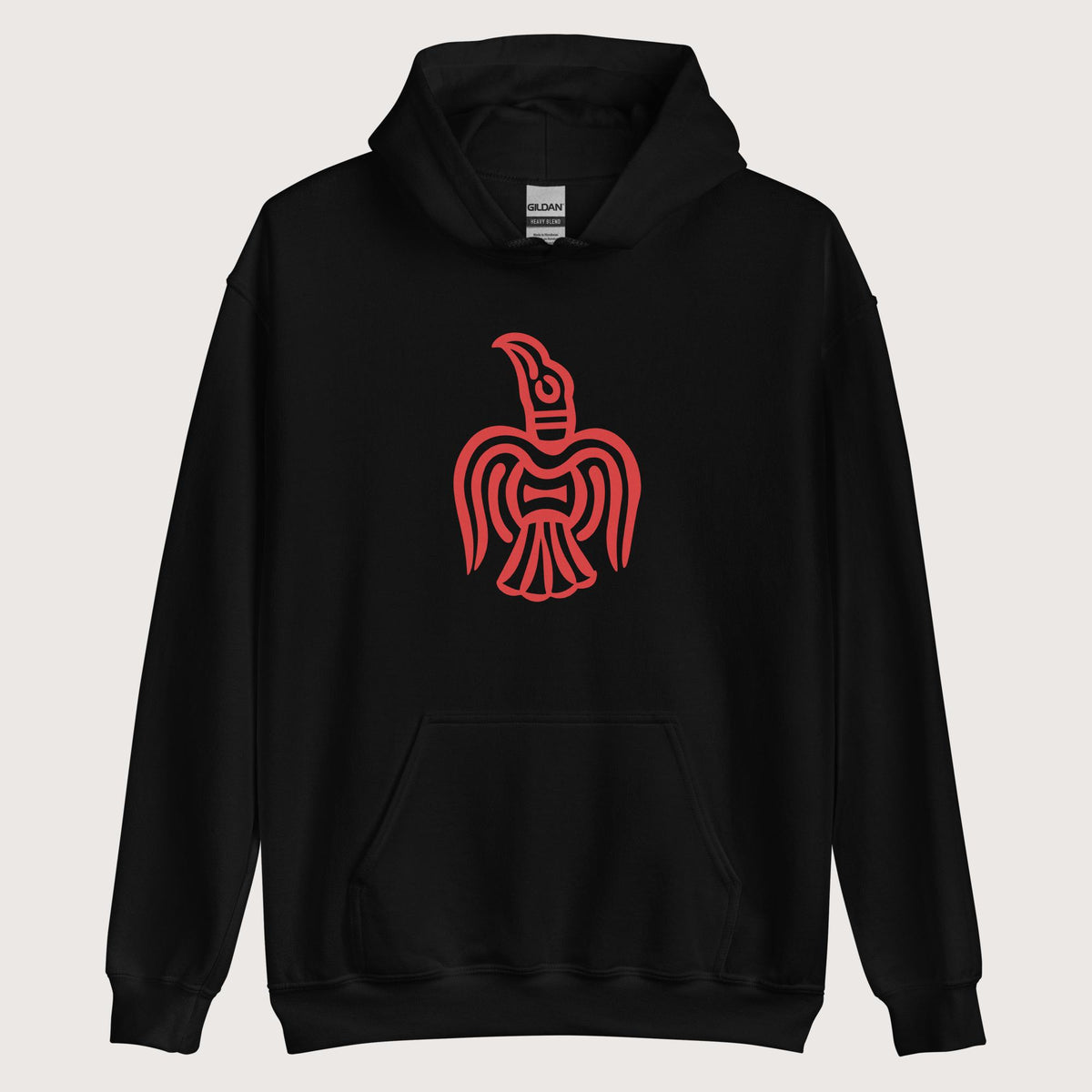 Black Viking York Raven Hoodie - history buff gift by HistoHead