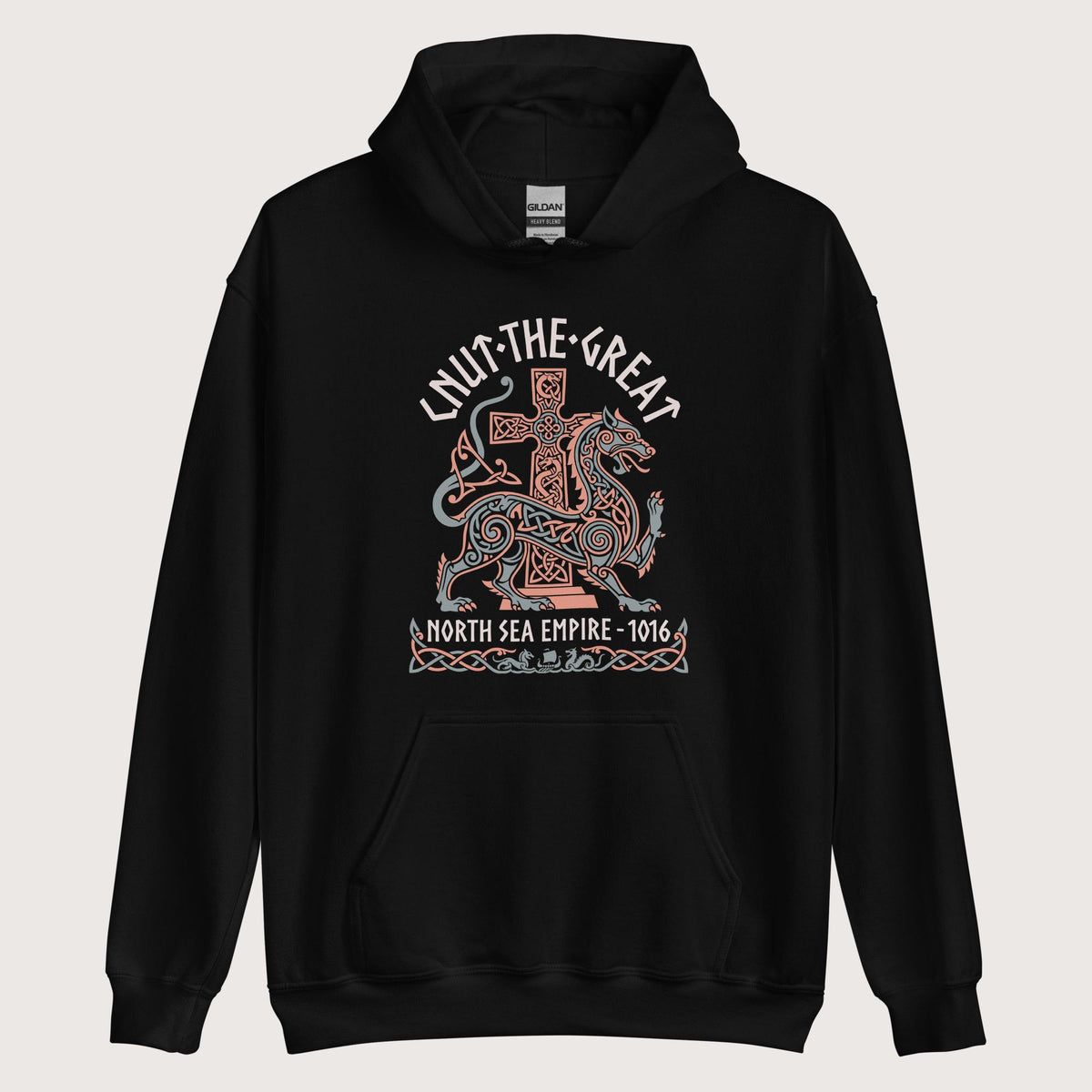 Black Cnut the Great Hoodie - history buff gift by HistoHead