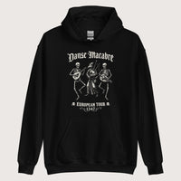 Black Danse Macabre European Tour Hoodie - history buff gift by HistoHead