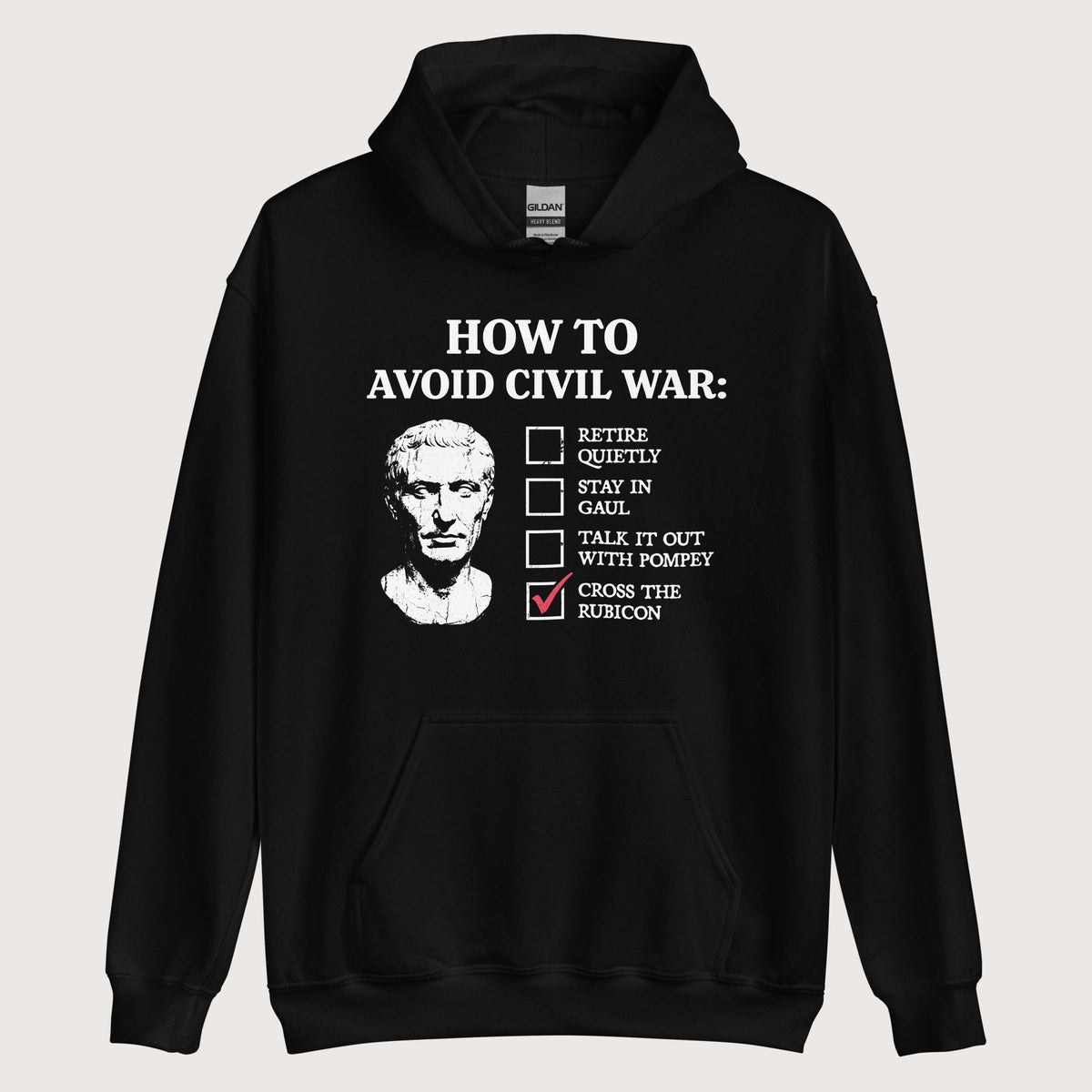 Black Caesar's Peace Plan Hoodie - history buff gift by HistoHead