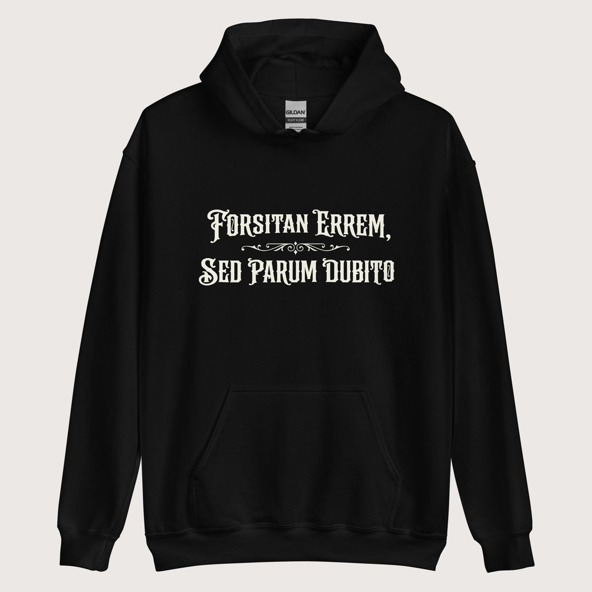 Black I May Be Wrong But I Doubt It in Latin Hoodie - history buff gift by HistoHead