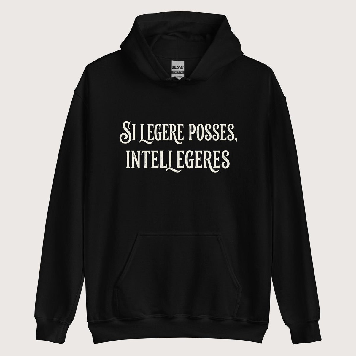 Black If You Could Read It You Would Understand in Latin Hoodie - history buff gift by HistoHead