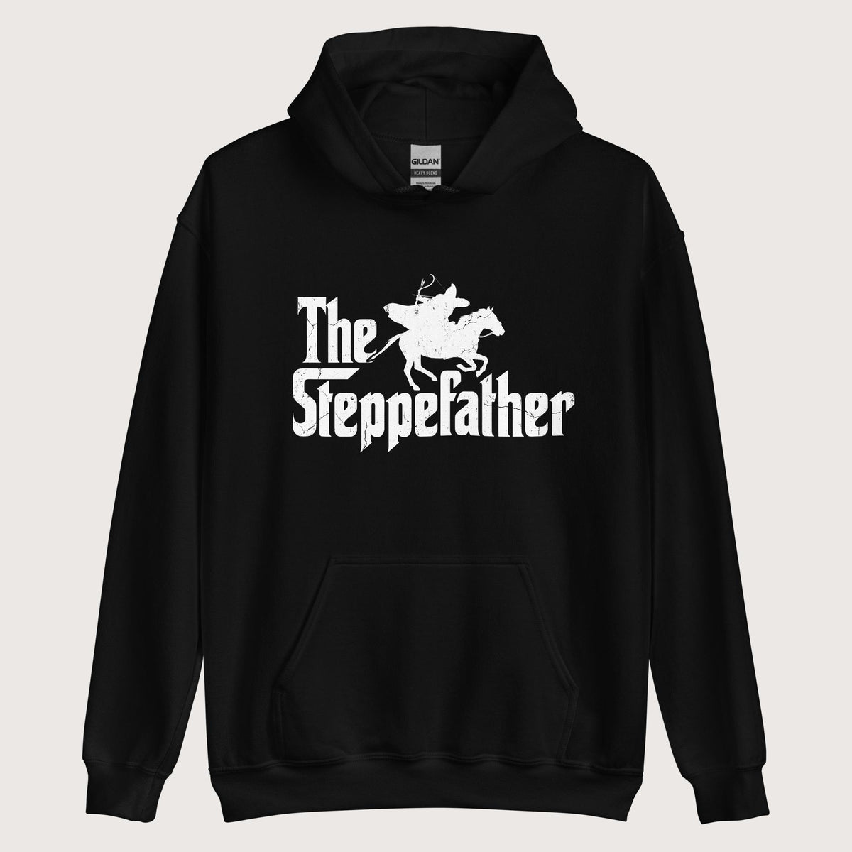 Black The Steppefather Parthian Shot Hoodie - history buff gift by HistoHead