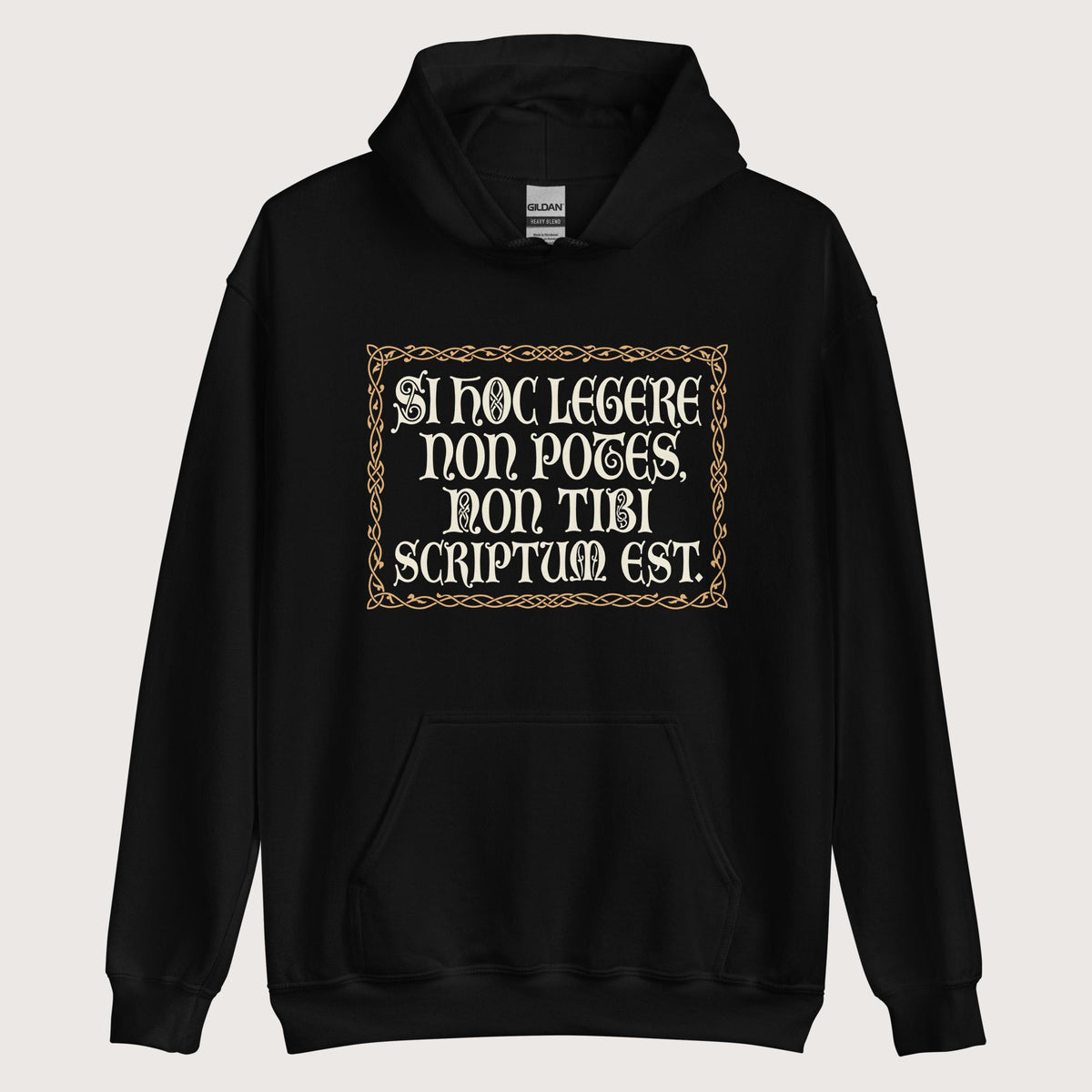 Black If You Can't Read This It's Not Written For You Hoodie - history buff gift by HistoHead