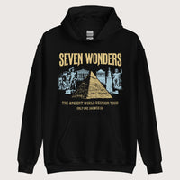 Black Seven Wonders Reunion Tour Hoodie - history buff gift by HistoHead