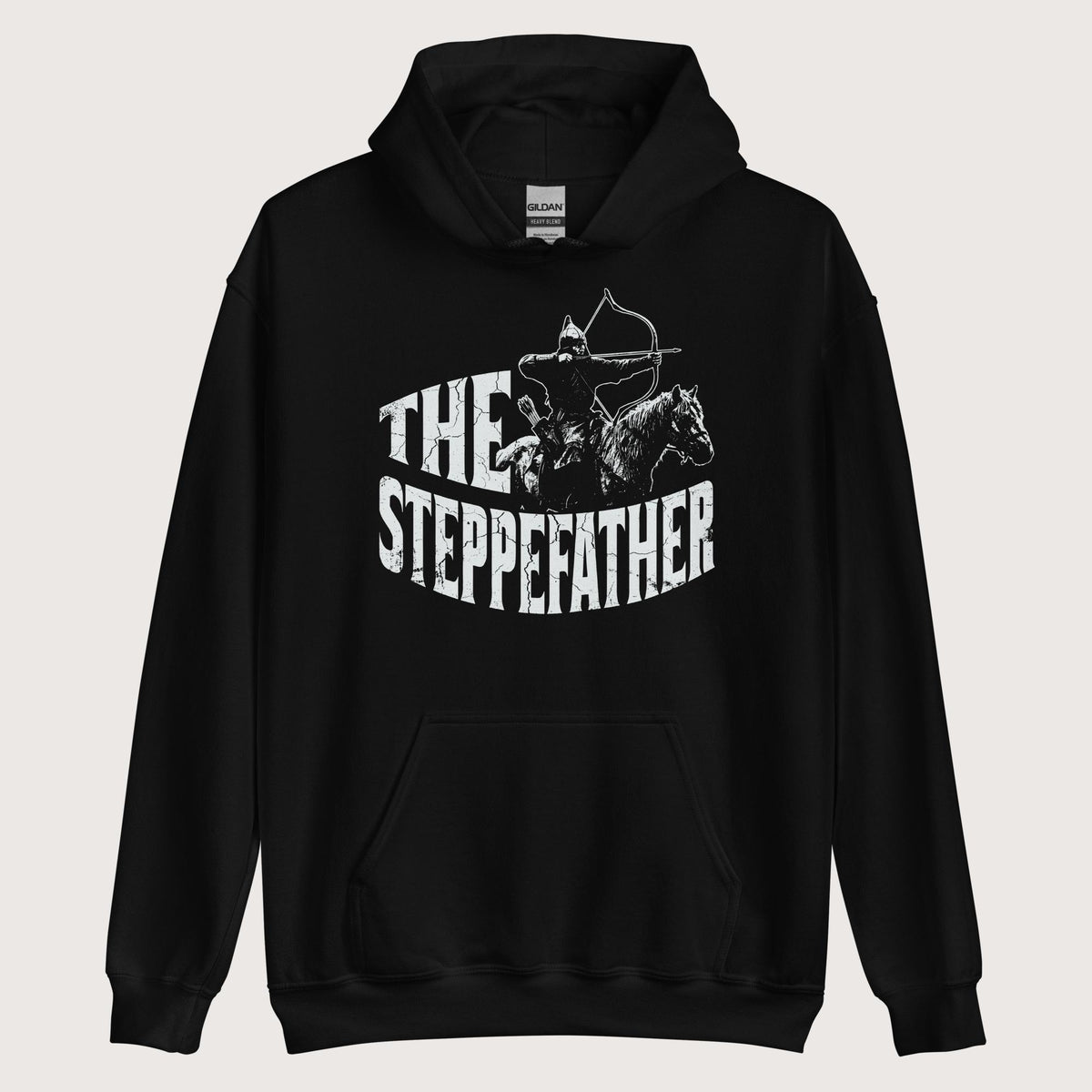 Black The Steppefather Hoodie - history buff gift by HistoHead