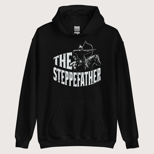 Black The Steppefather Hoodie - history buff gift by HistoHead