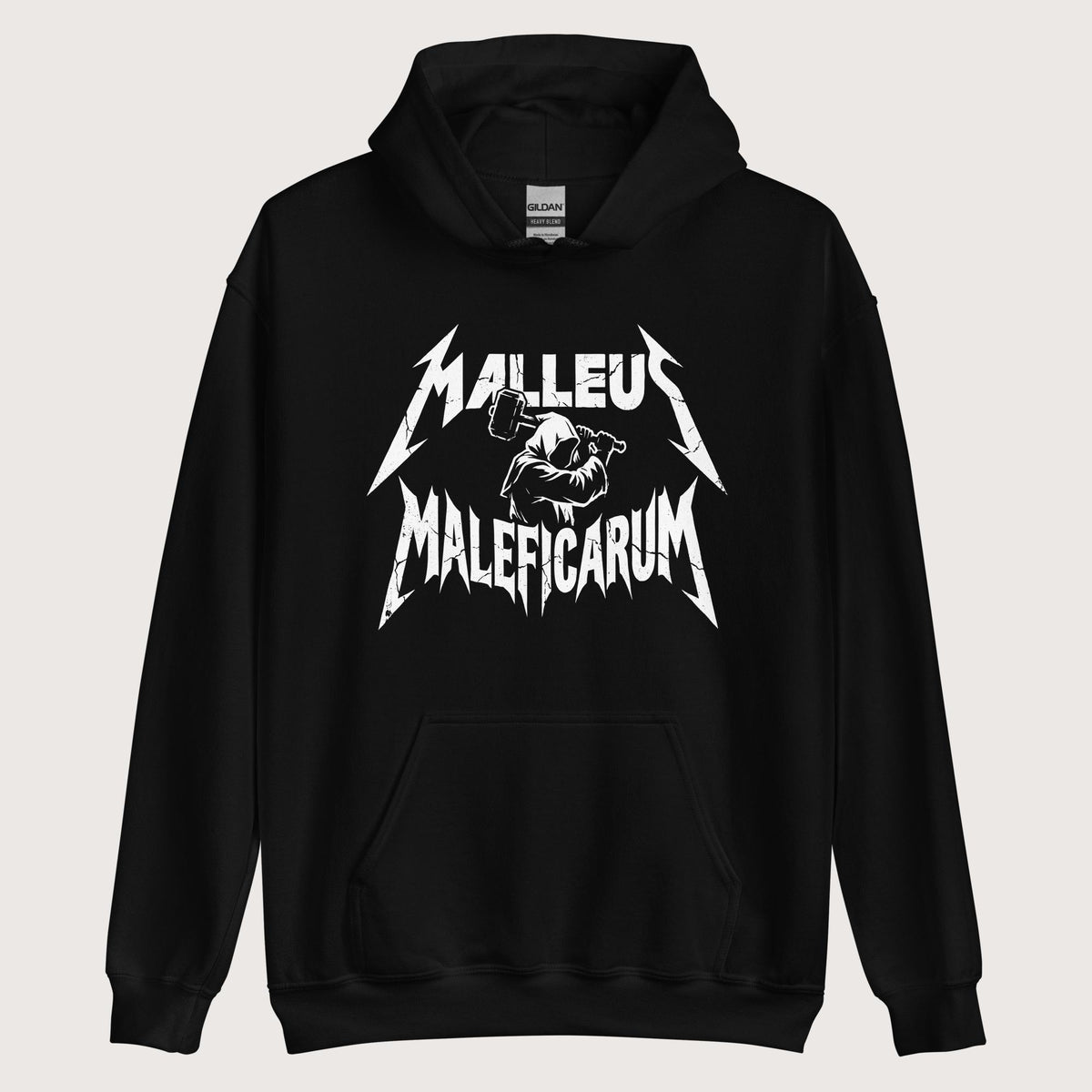 Black Malleus Maleficarum Hoodie - history buff gift by HistoHead