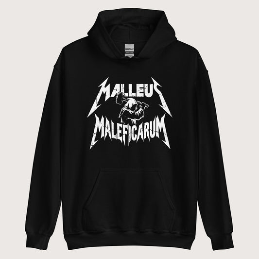 Black Malleus Maleficarum Hoodie - history buff gift by HistoHead