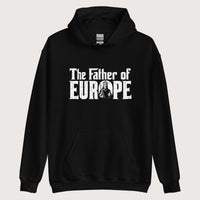 Black Charlemagne The Father of Europe Hoodie - history buff gift by HistoHead