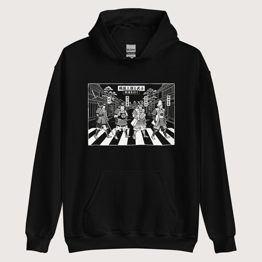 Black Sengoku Road Hoodie - history buff gift by HistoHead