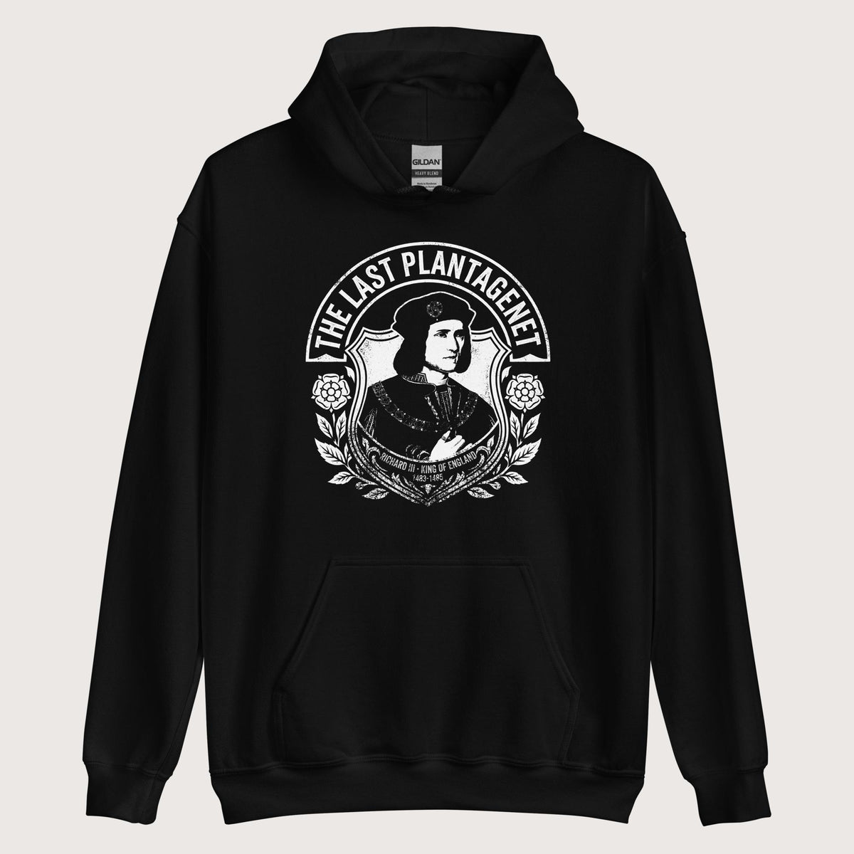 Black Richard III The Last Plantagenet Hoodie - history buff gift by HistoHead