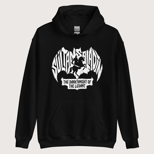 Black Saladin Dark Knight Hoodie - history buff gift by HistoHead