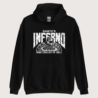 Black Dante's Inferno Hoodie - history buff gift by HistoHead