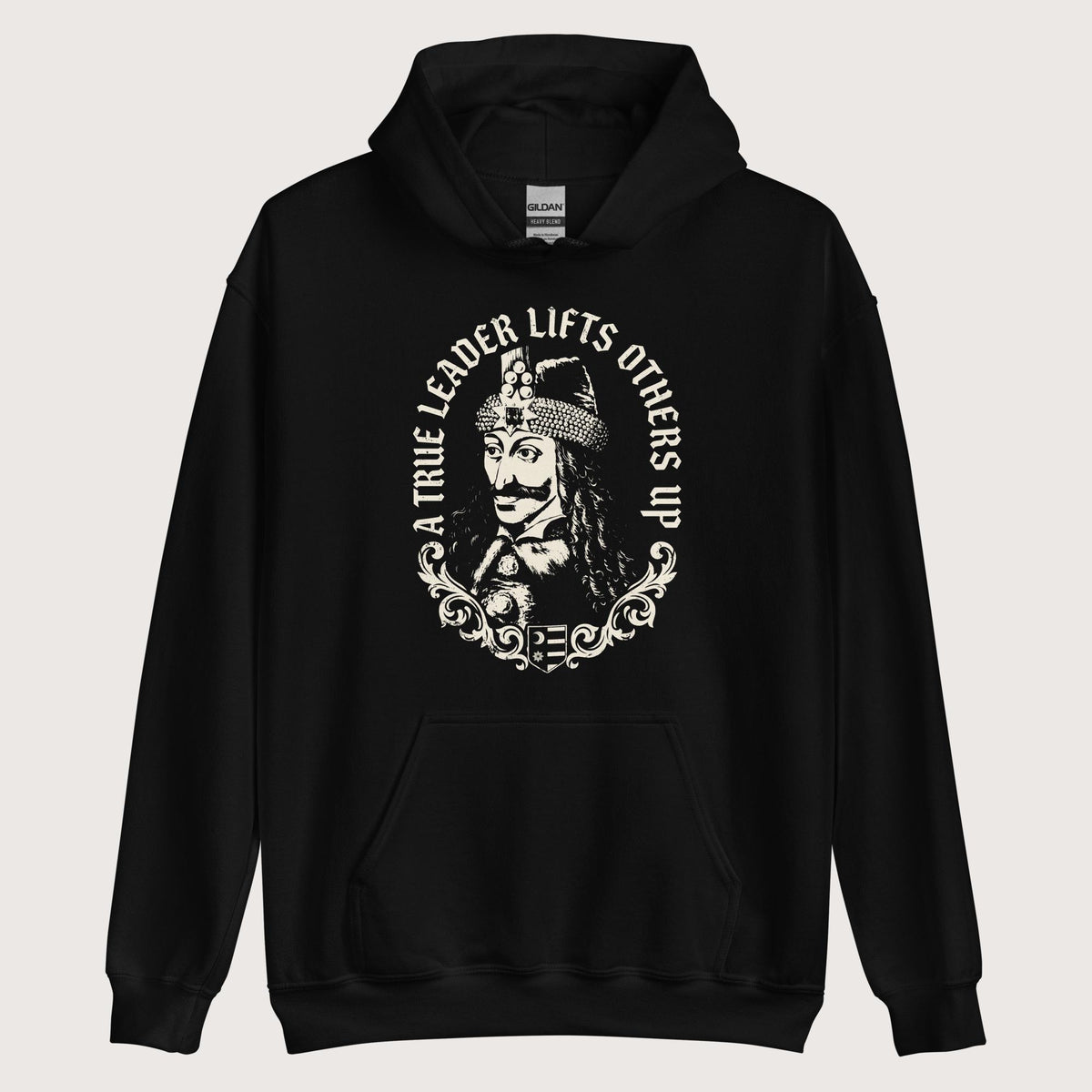 Black Vlad the Impaler True Leader Hoodie - history buff gift by HistoHead