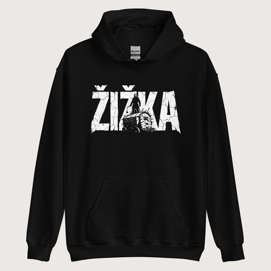 Black Jan Žižka Hoodie - history buff gift by HistoHead