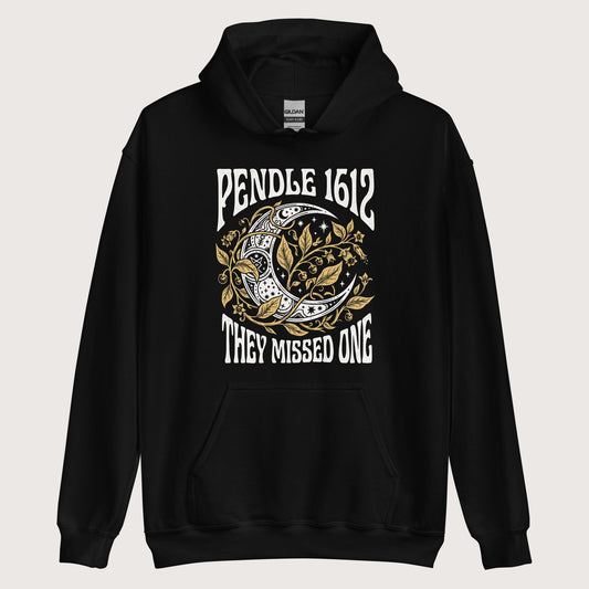 Black Pendle Witch Trials They Missed One Hoodie - history buff gift by HistoHead