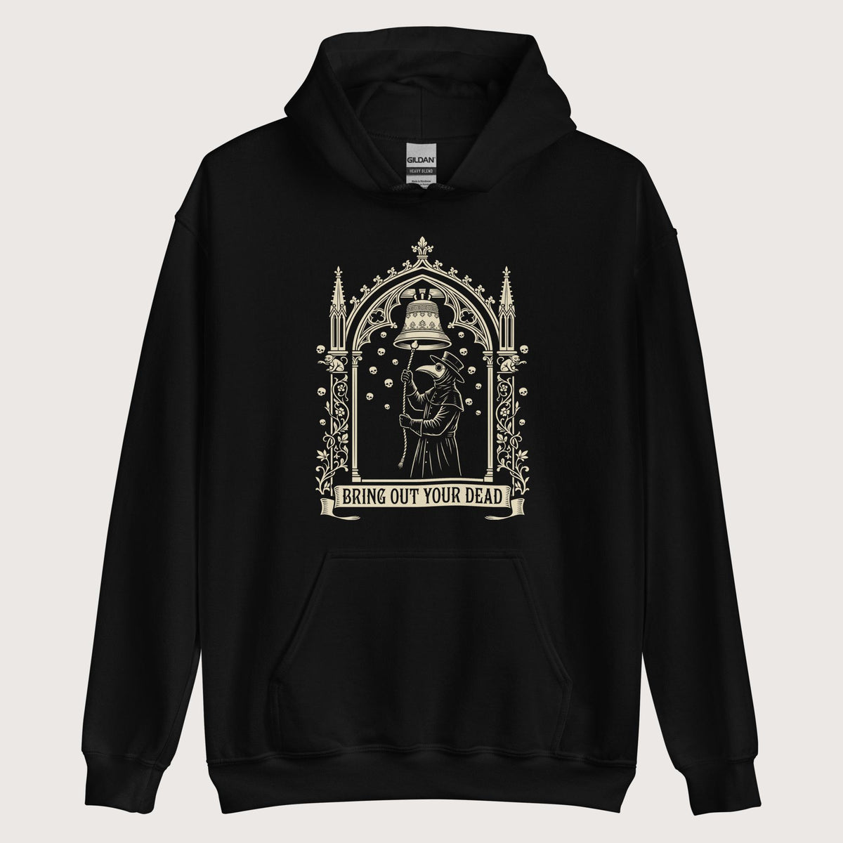 Black Bring Out Your Dead Hoodie - history buff gift by HistoHead