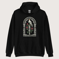 Black Anne Boleyn Falcon Hoodie - history buff gift by HistoHead