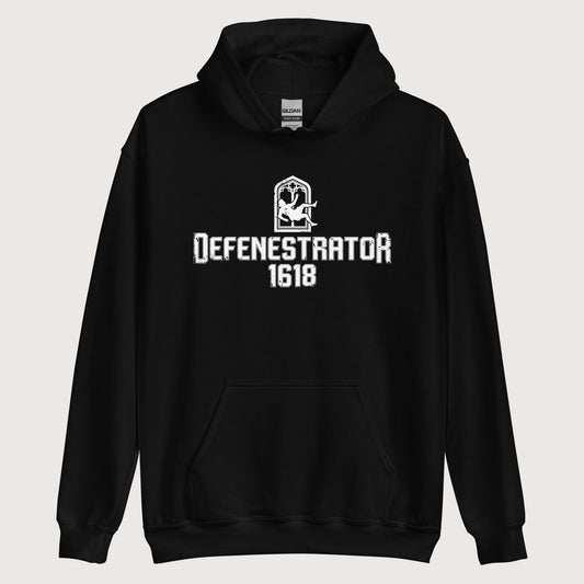 Black Defenestrator Hoodie - history buff gift by HistoHead