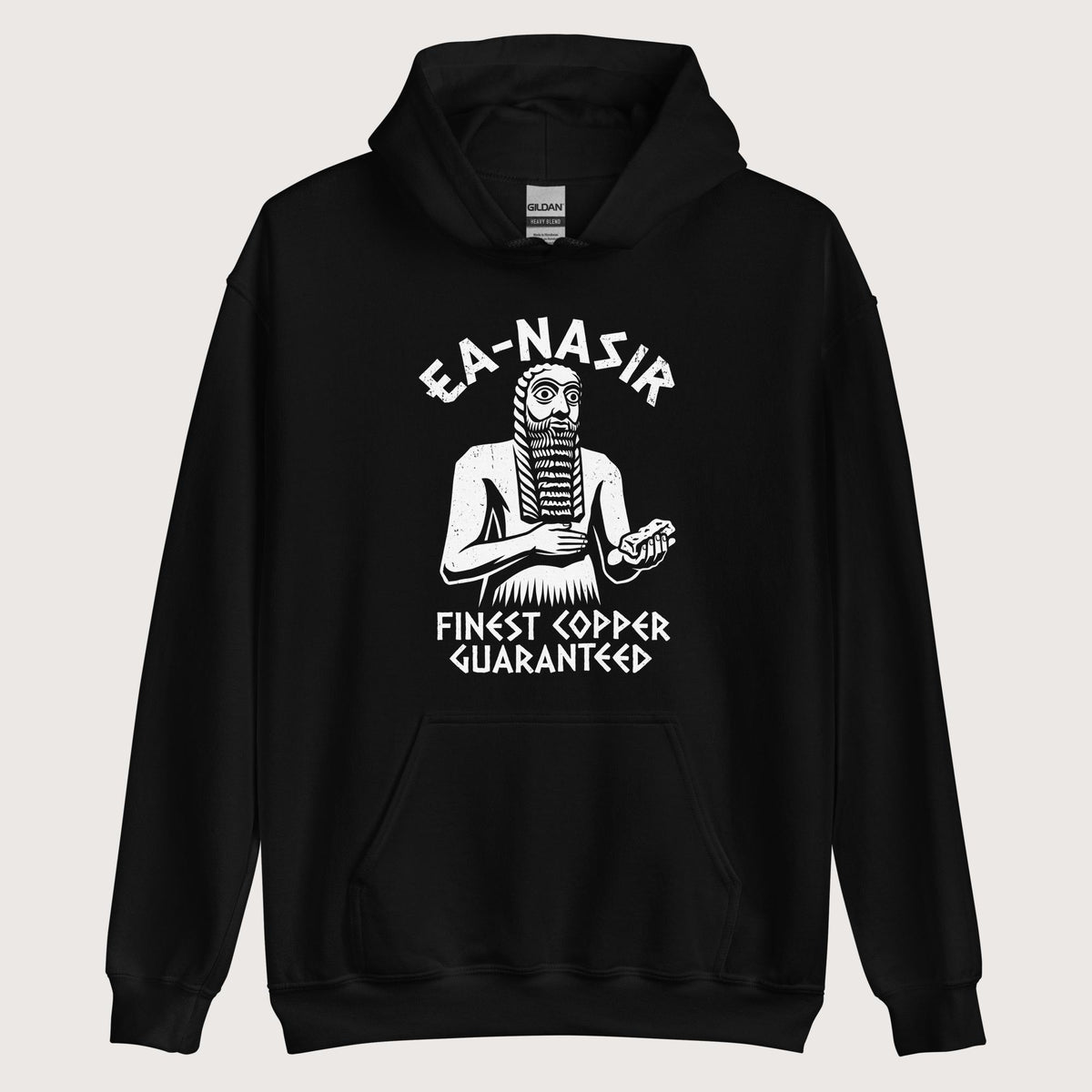 Black Ea-Nasir Finest Copper Hoodie - history buff gift by HistoHead