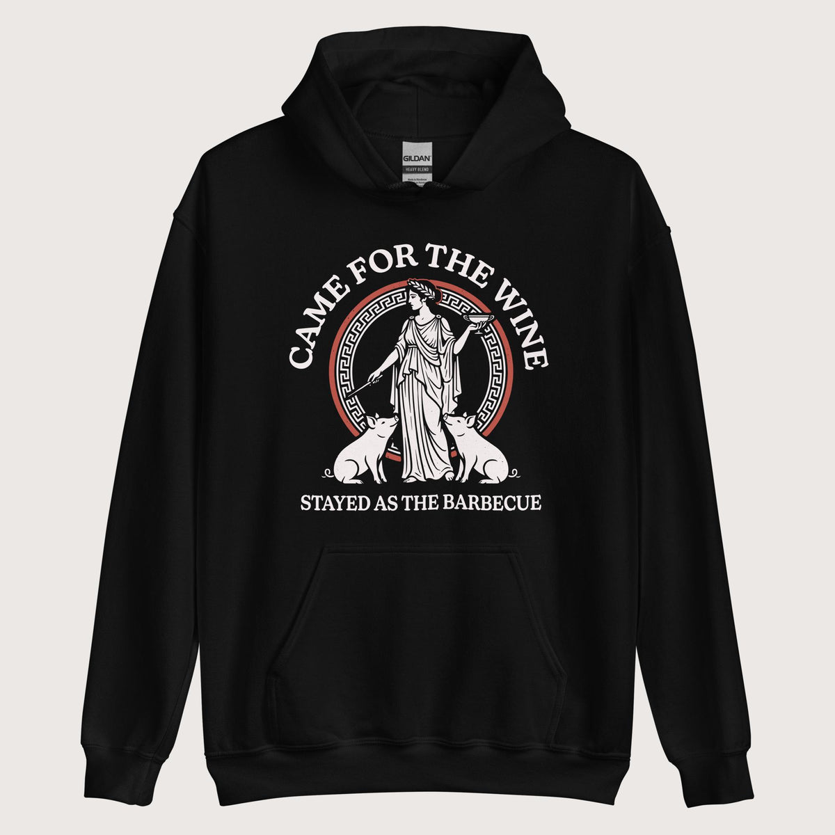 Black Circe Barbecue Hoodie - history buff gift by HistoHead