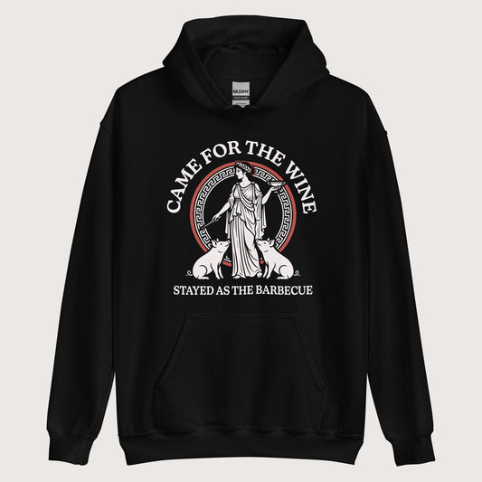 Black Circe Barbecue Hoodie - history buff gift by HistoHead