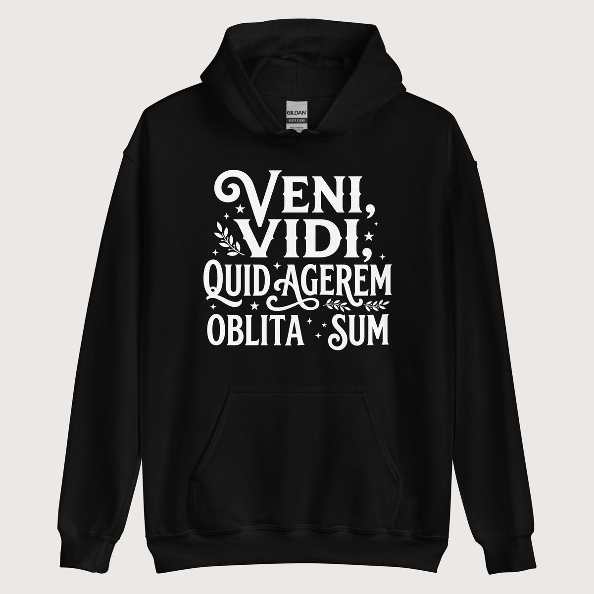 Black Latin I Came I Saw I Forgot I Was Doing (Feminine Version) Hoodie - history buff gift by HistoHead