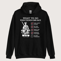Black Æthelred the Unready Viking Raid Survival Guide Hoodie - history buff gift by HistoHead