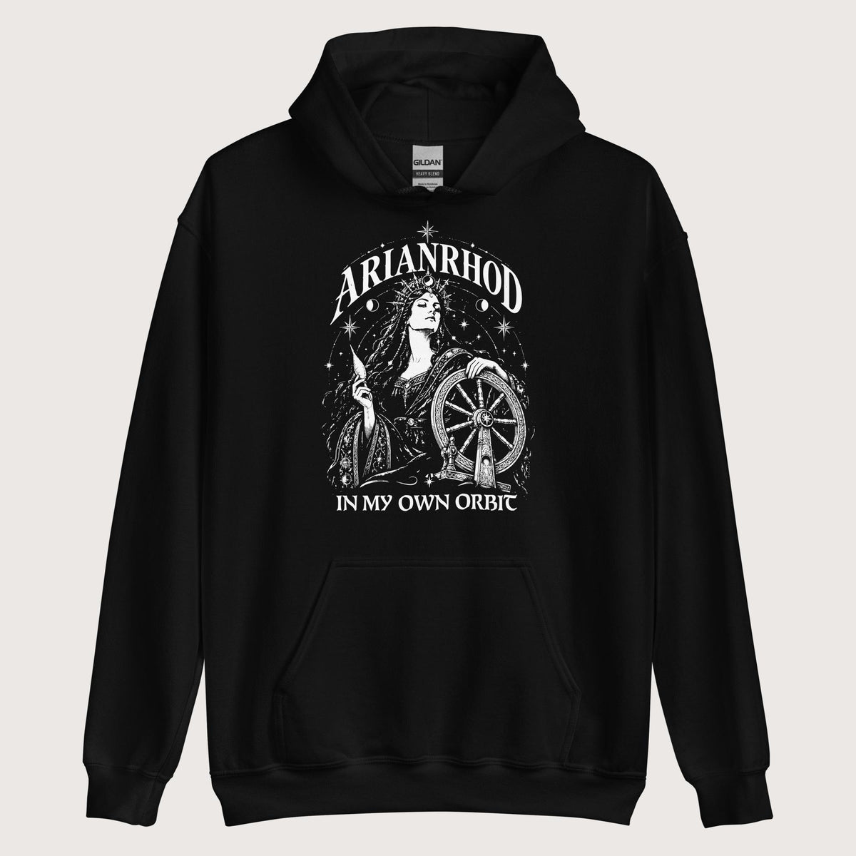 Black Arianrhod In My Own Orbit Hoodie - history buff gift by HistoHead