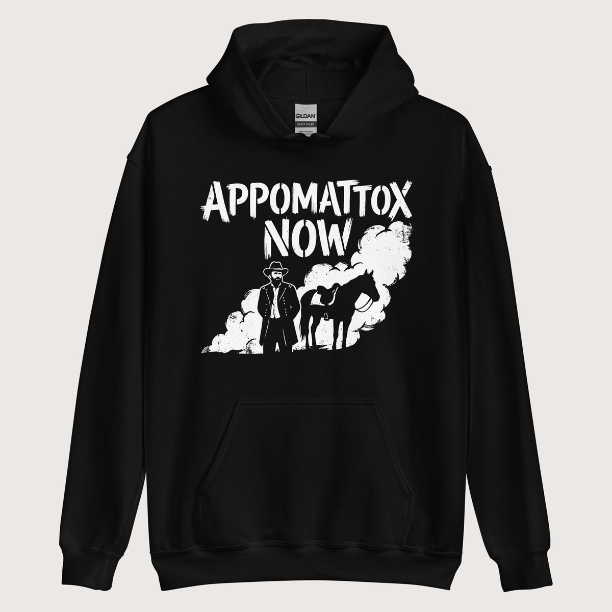 Black Appomattox Now Hoodie - history buff gift by HistoHead