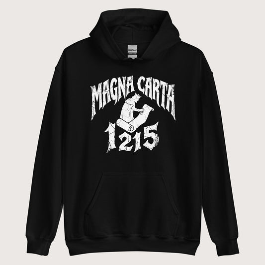 Black Magna Carta 1215 Hoodie - history buff gift by HistoHead